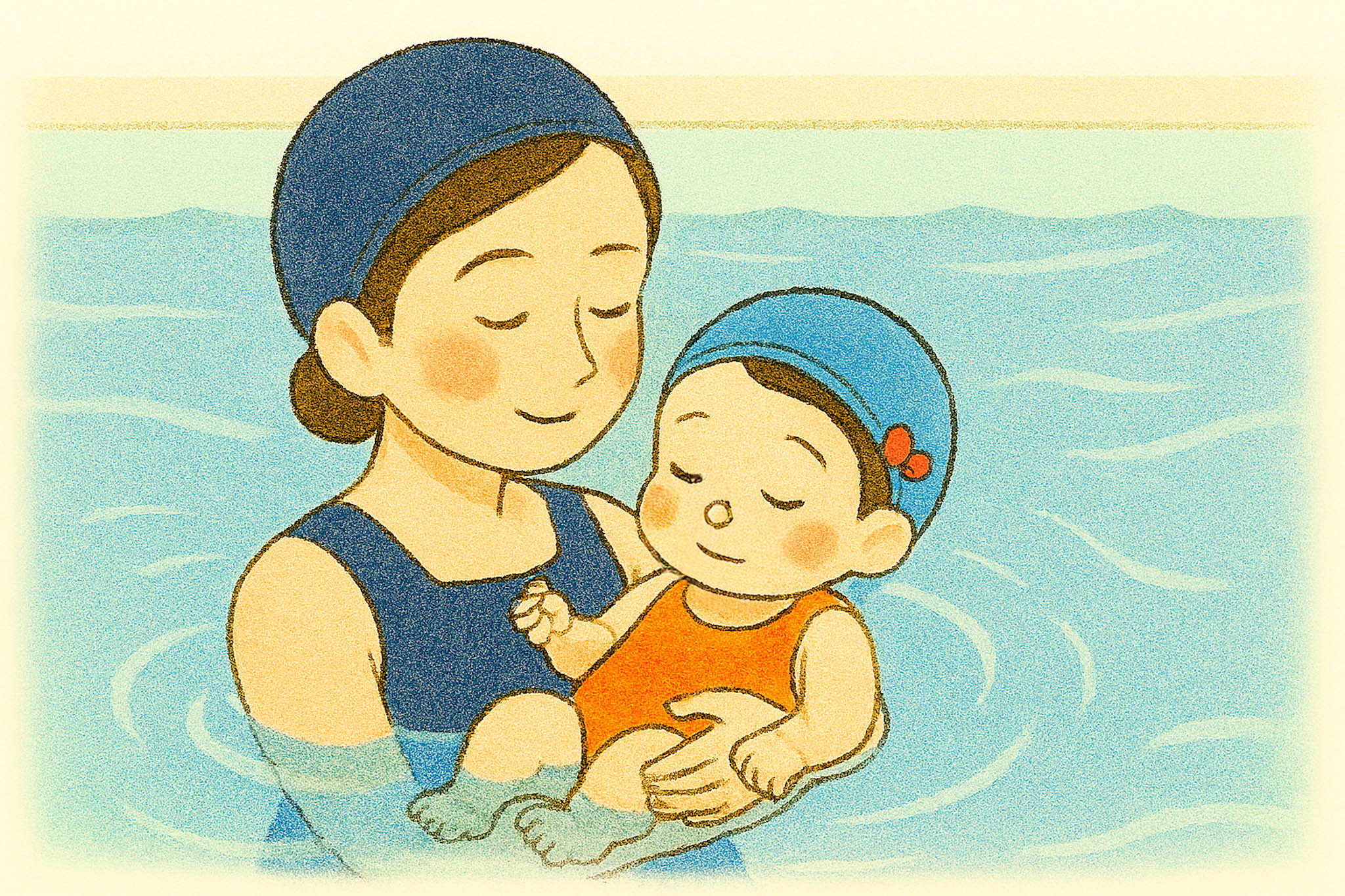 生後4ヶ月ベビースイミング